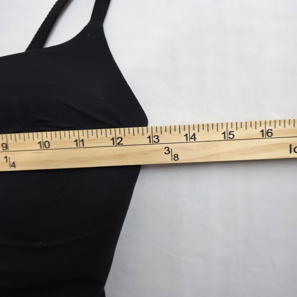 Auden Luxury Collection Padded Cup Seamless Thong Bodysuit Black Small S - Picture 10 of 11